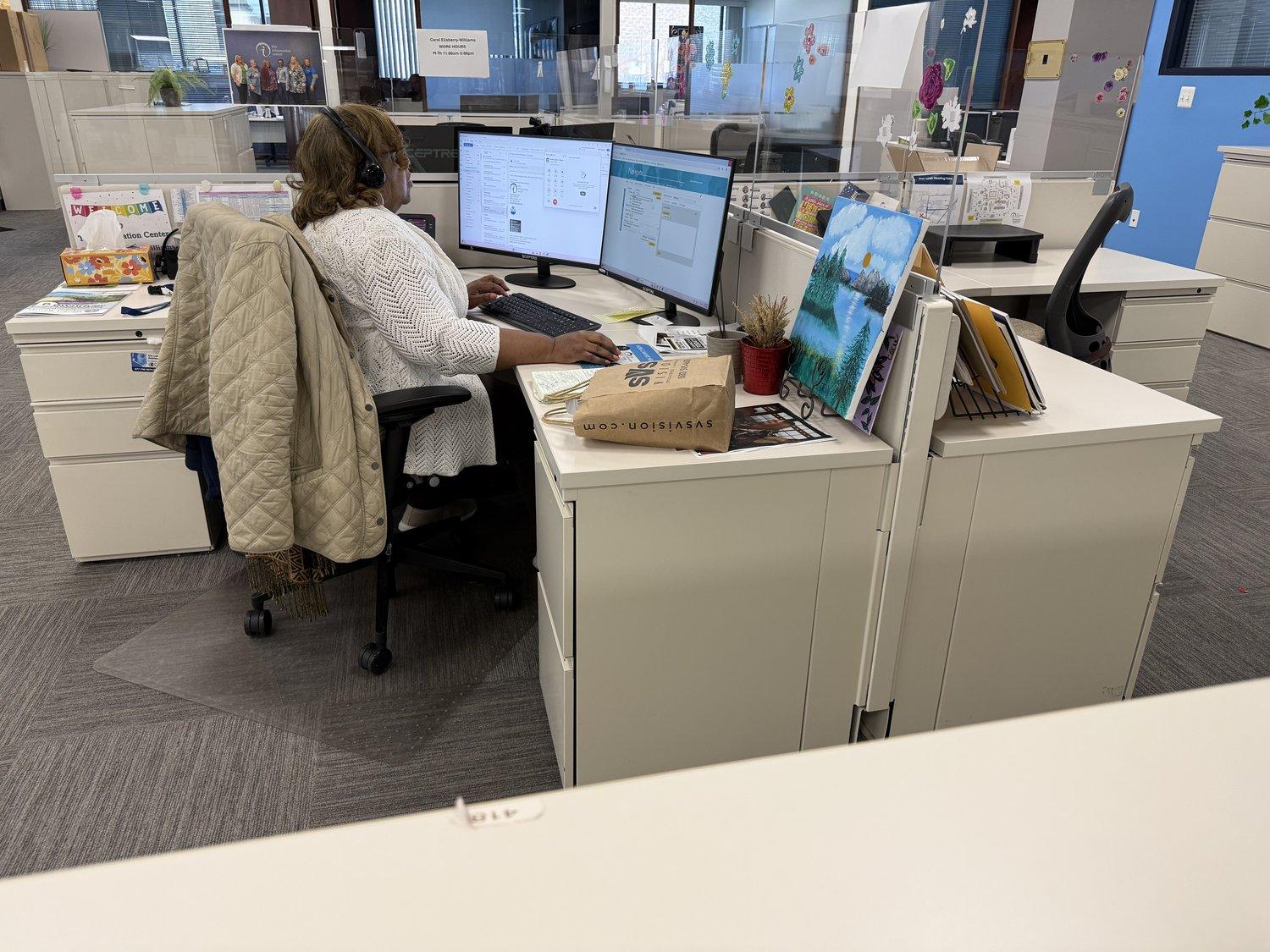 The Information Center Taking Calls